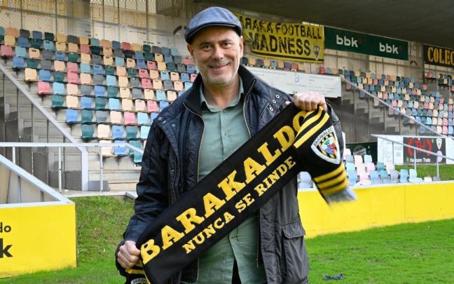 Ricardo Arana, presidente del Barakaldo CF. / OSKAR GONZÁLEZ
