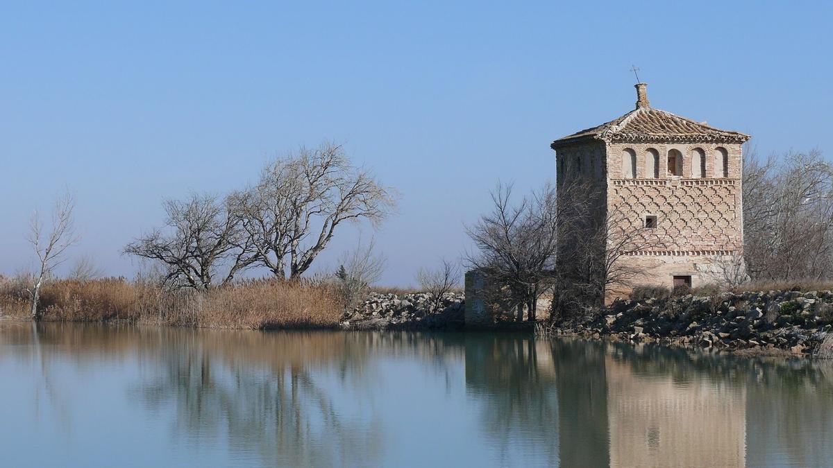 La Casa de la Estanca, donde vivía el encargado de regular el agua del embalse.