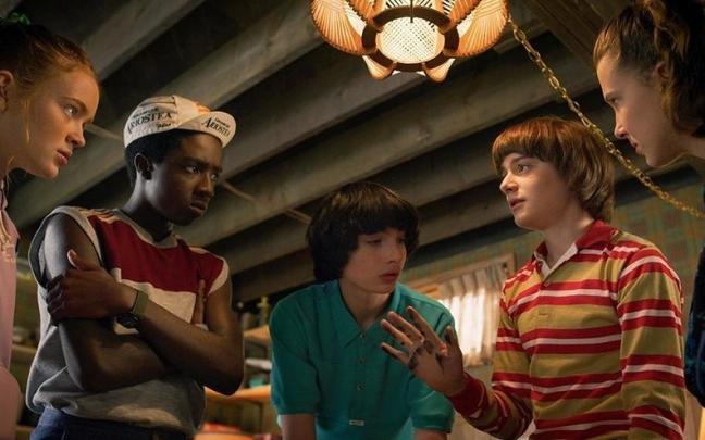 Escena de la serie 'Stranger Things'.