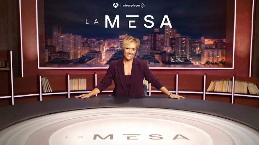 Cartel oficial del nuevo programa ‘La Mesa’, con Cristina Pardo
