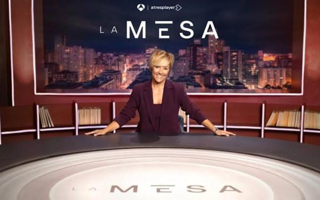 Cartel oficial del nuevo programa ‘La Mesa’, con Cristina Pardo