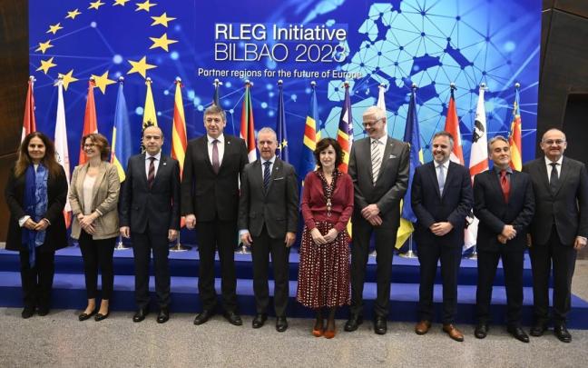 Los firmantes de la Declaración de Bilbao. Los firmantes de la Declaración de Bilbao.