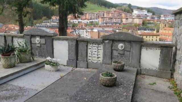 El cementerio de Legazpi.