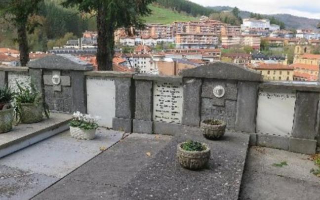 El cementerio de Legazpi.
