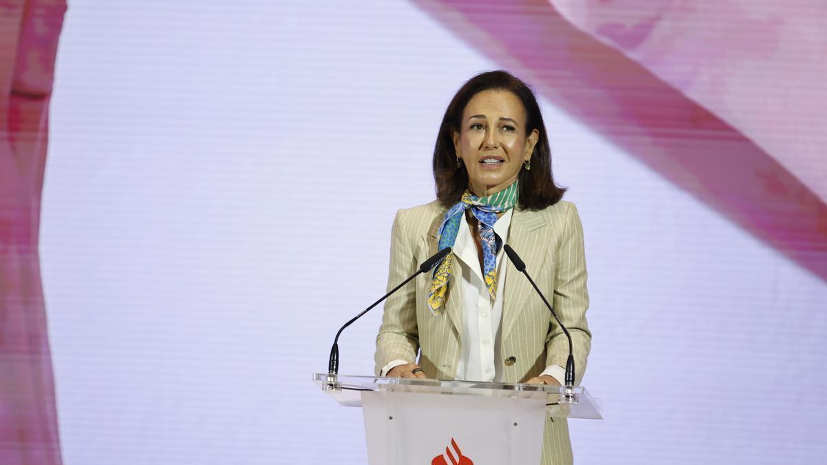 Ana Botín, presidenta del Banco Santander.