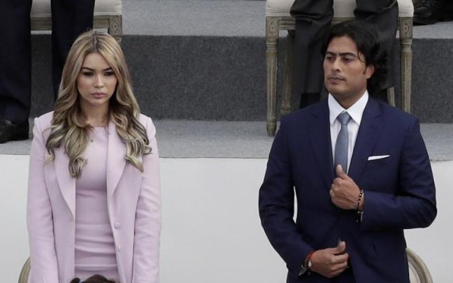 Nicolás Petro junto a su exmujer, Daysuris Vásquez. Nicolás Petro junto a su exmujer, Daysuris Vásquez.