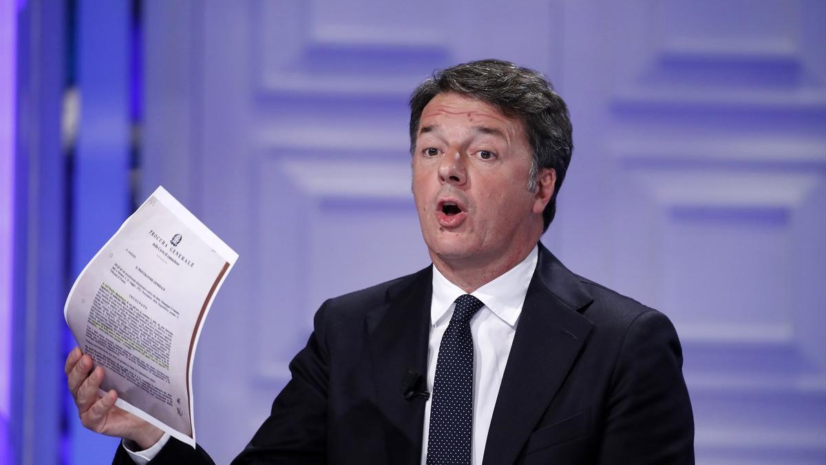 El ex primer ministro italiano Matteo Renzi.