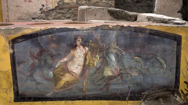 Un bar de comida rápida descubierto recientemente en Pompeya Un bar de comida rápida descubierto recientemente en Pompeya