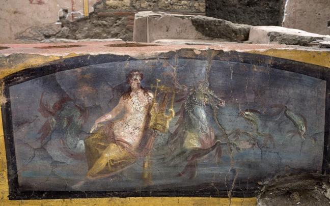 Un bar de comida rápida descubierto recientemente en Pompeya