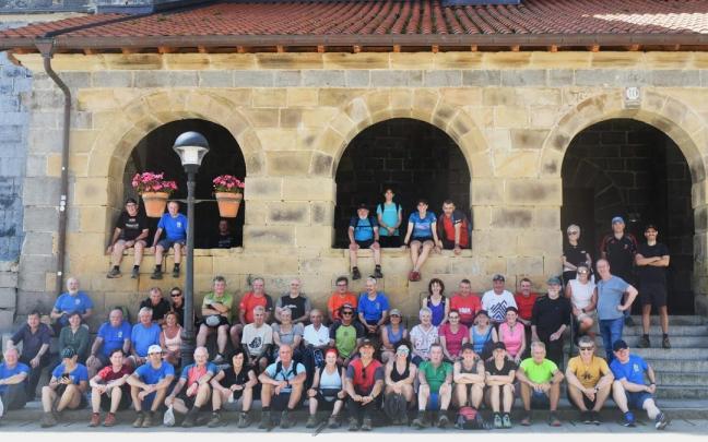 Ordizia-Orio ibilaldian parte hartu zuten mendizaleak.