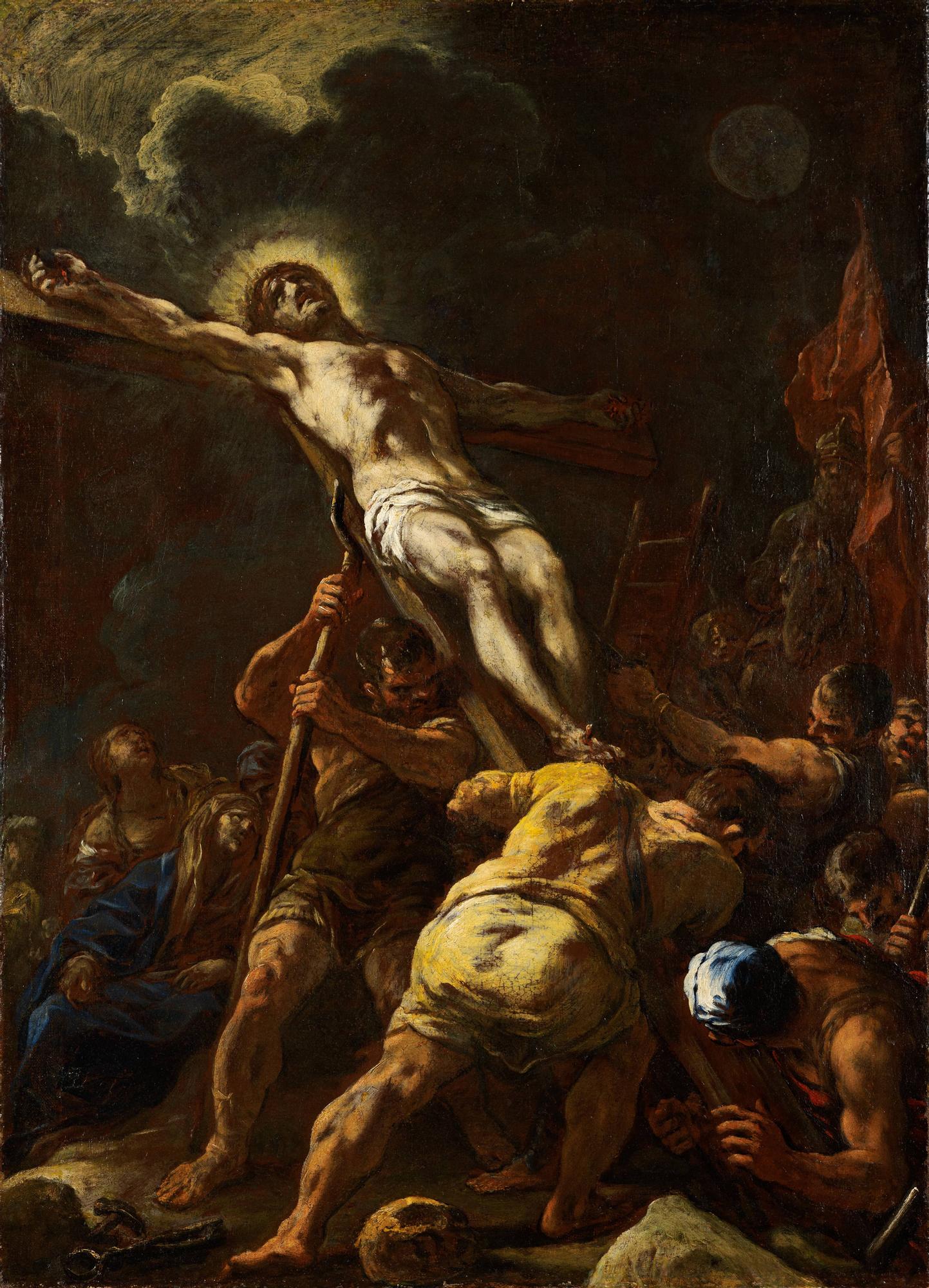 ‘Elevación de la cruz’, de Lucas Jordán.