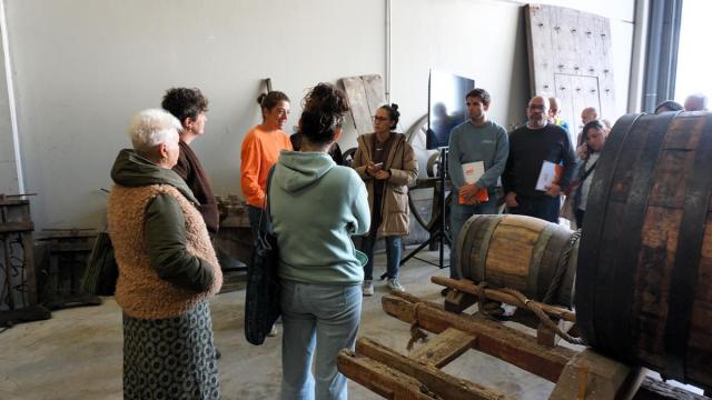 Visita guiada de los alumnos del euskaltegi.