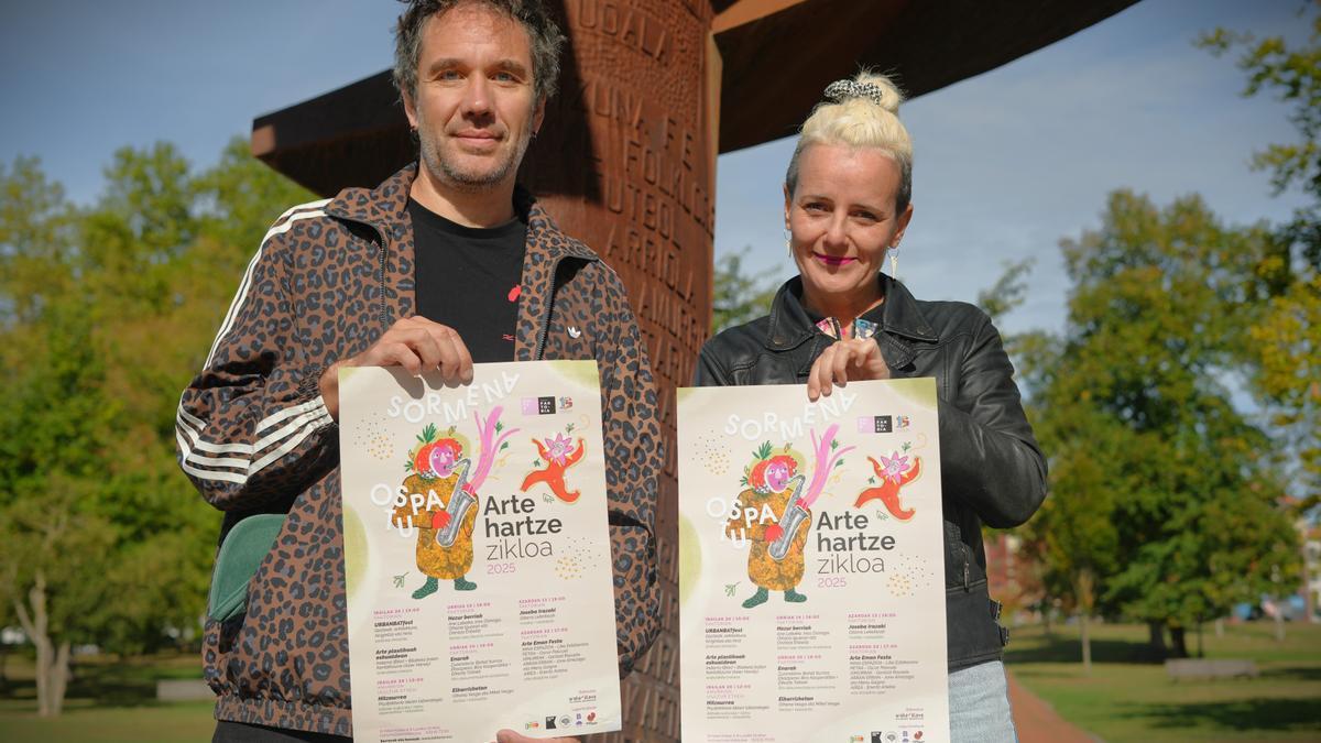 Presentación del nuevo ciclo cultural Arte Hartze de Aiaraldea Faktoria en Amurrio