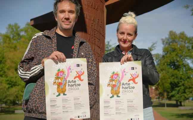 Presentación del nuevo ciclo cultural Arte Hartze de Aiaraldea Faktoria en Amurrio