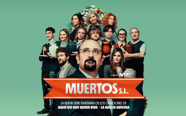 Cartel de la serie 'Muertos S.L.' / Movistar Plus+ Cartel de la serie 'Muertos S.L.'