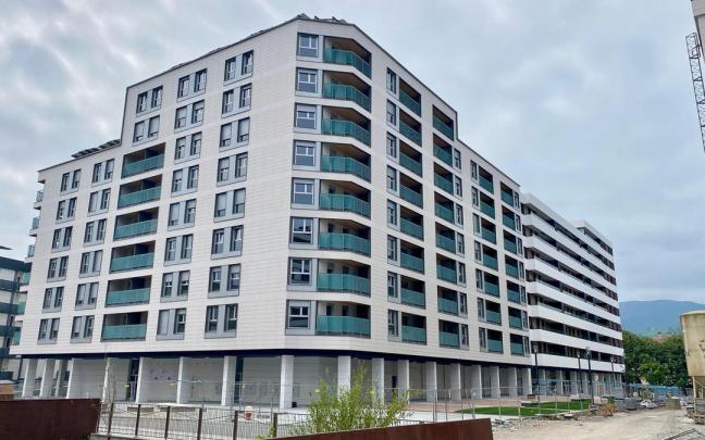 Edificio de las 91 VPO en régimen de alquiler en Salberdin, Zarautz.