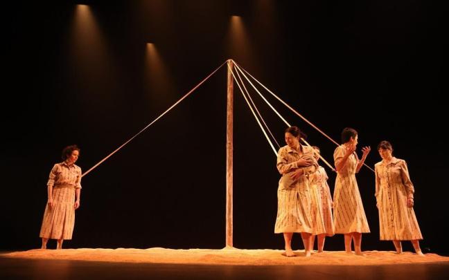 Una momento de este montaje teatral.