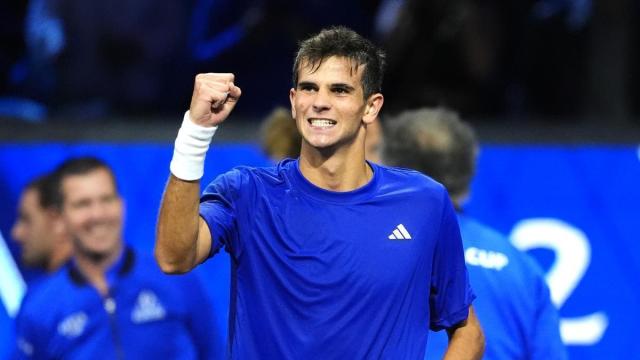 Rafa Jódar celebra una victoria de la presente temporada, la primera del madrileño como profesional.