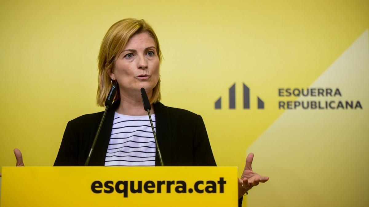 La portavoz de ERC, Raquel Sans