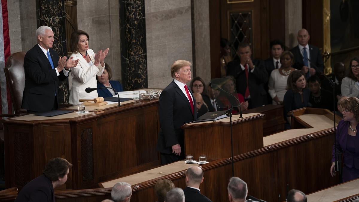 Trump, en un discurso anterior.