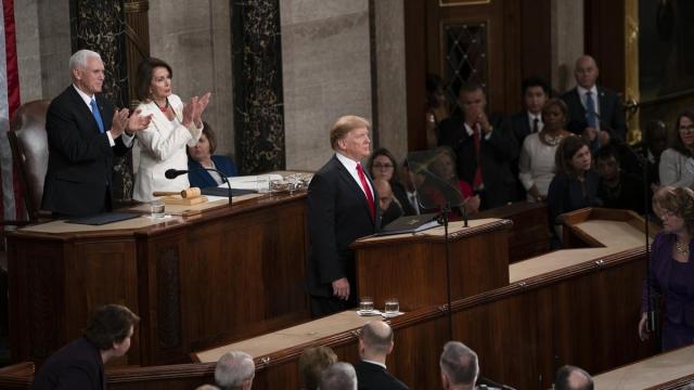 Trump, en un discurso anterior.