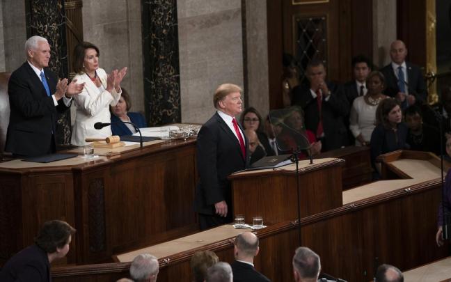 Trump, en un discurso anterior.