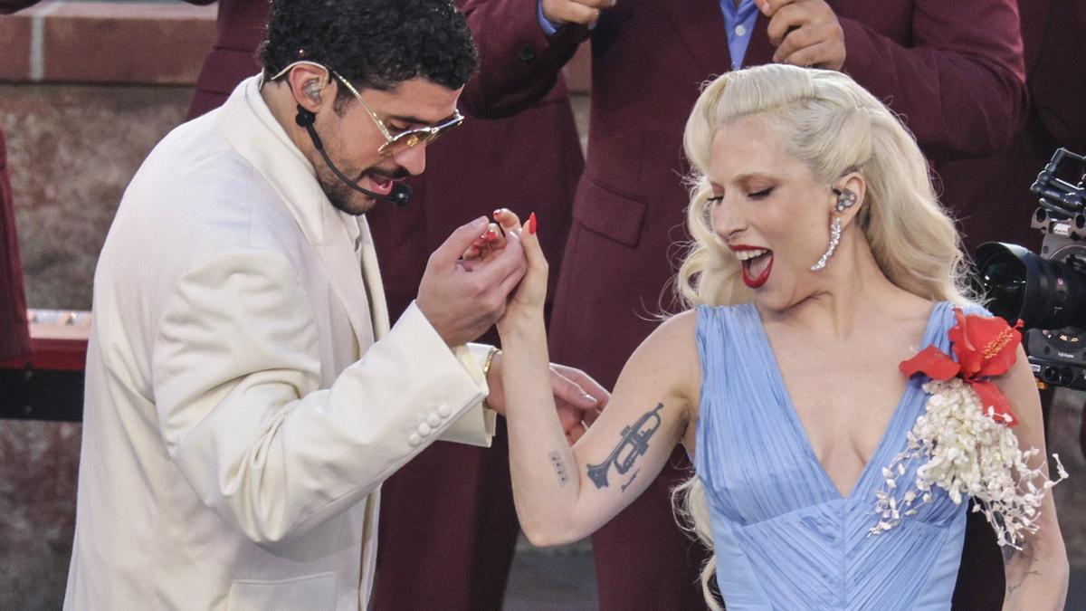 Bad Bunny protagoniza el descanso de la Super Bowl.