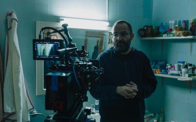El director de cine navarro Fernando González Molina.	[Fotografía: Rubén Vega]