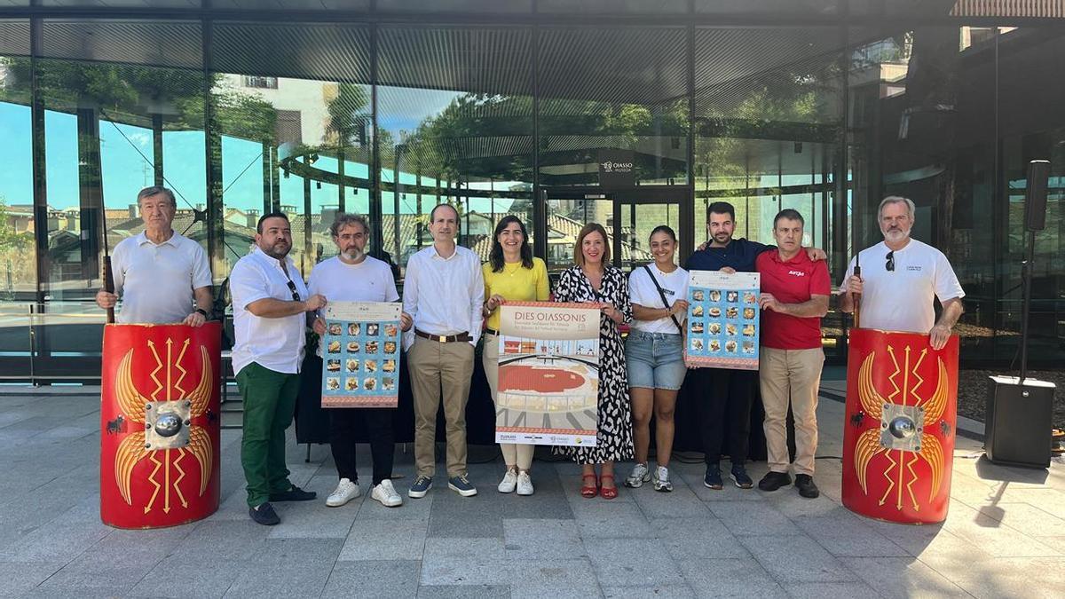 Foto de la rueda de prensa para presentar la decimoquinta edición del festival Dies Oiassonis.