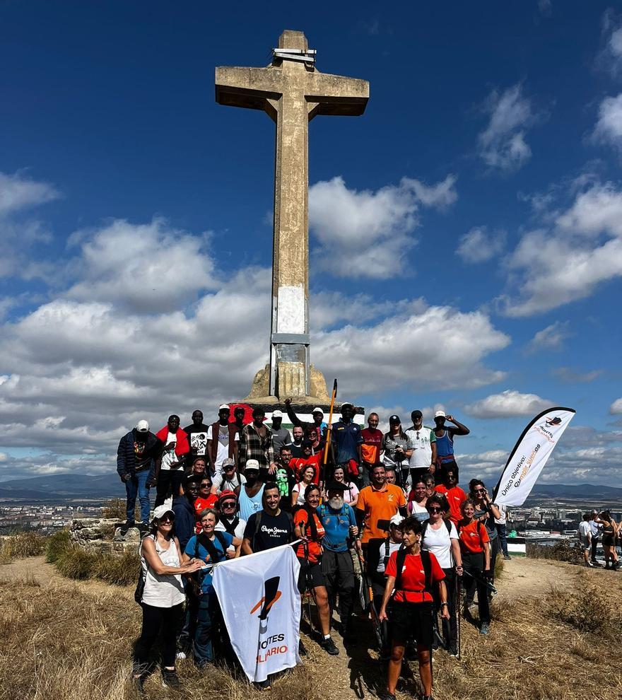 En imágenes: Reto en Olarizu con Montes Solidarios