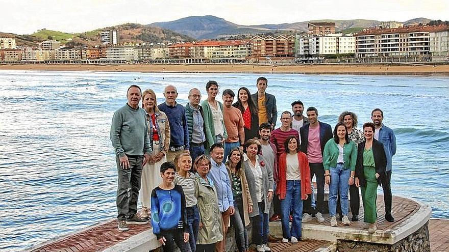 Candidatos de EH Bildu Zarautz para las elecciones. | FOTO: EH BILDU ZARAUTZ