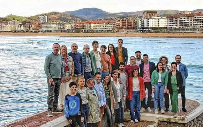 Candidatos de EH Bildu Zarautz para las elecciones. | FOTO: EH BILDU ZARAUTZ