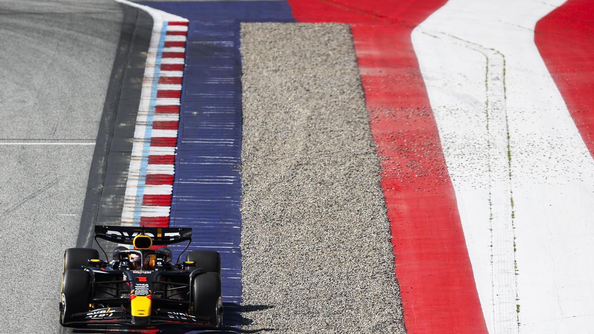 Verstappen, ganador de la carrera al 'sprint' en Austria.