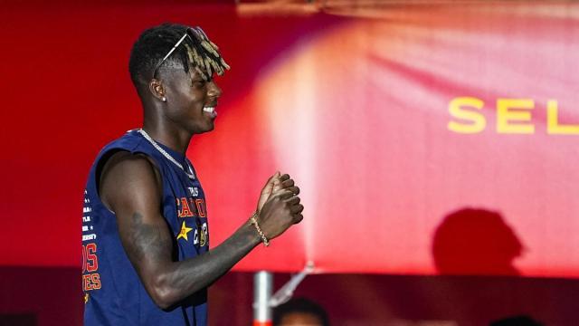 Nico Williams durante la celebración del Mundial 2026