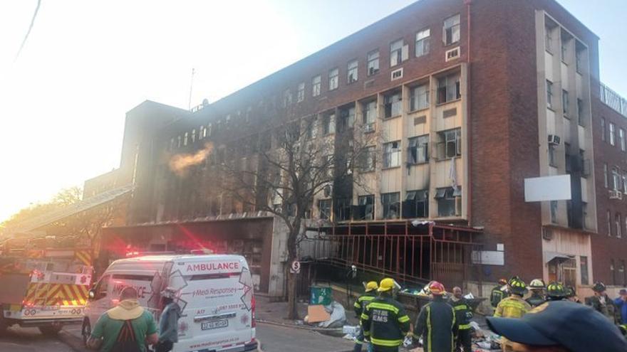 Edificio en el que se ha producido el incendio.