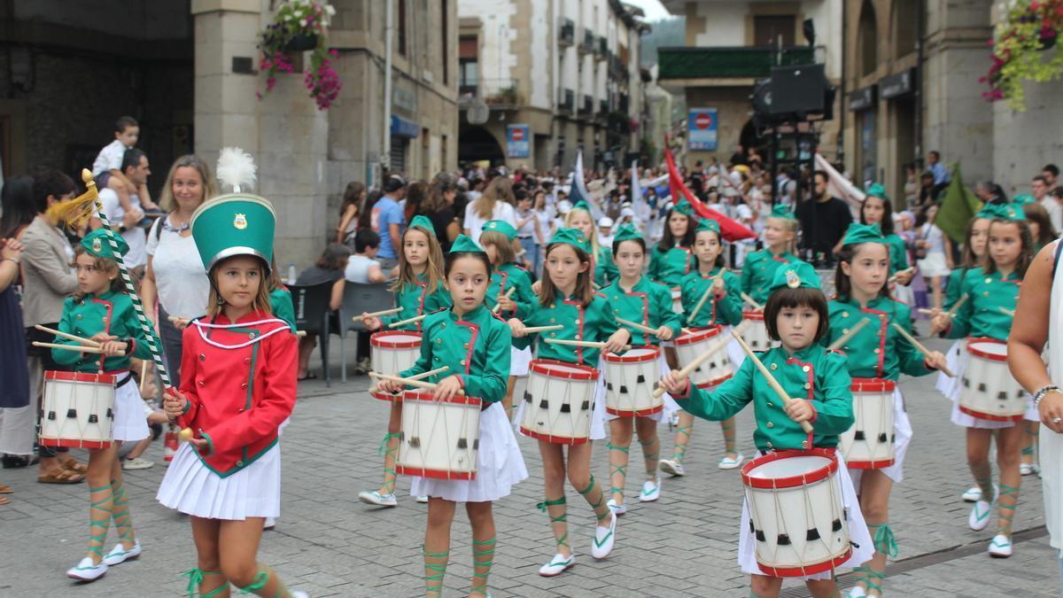 La tamborrada infantil en la pasada edición.