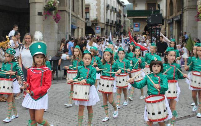 La tamborrada infantil en la pasada edición.