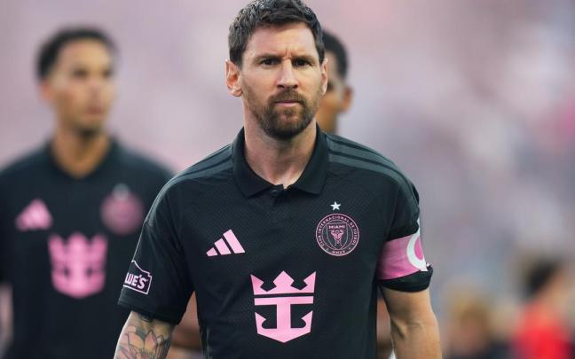Leo Messi, con la camiseta del Inter Miami.