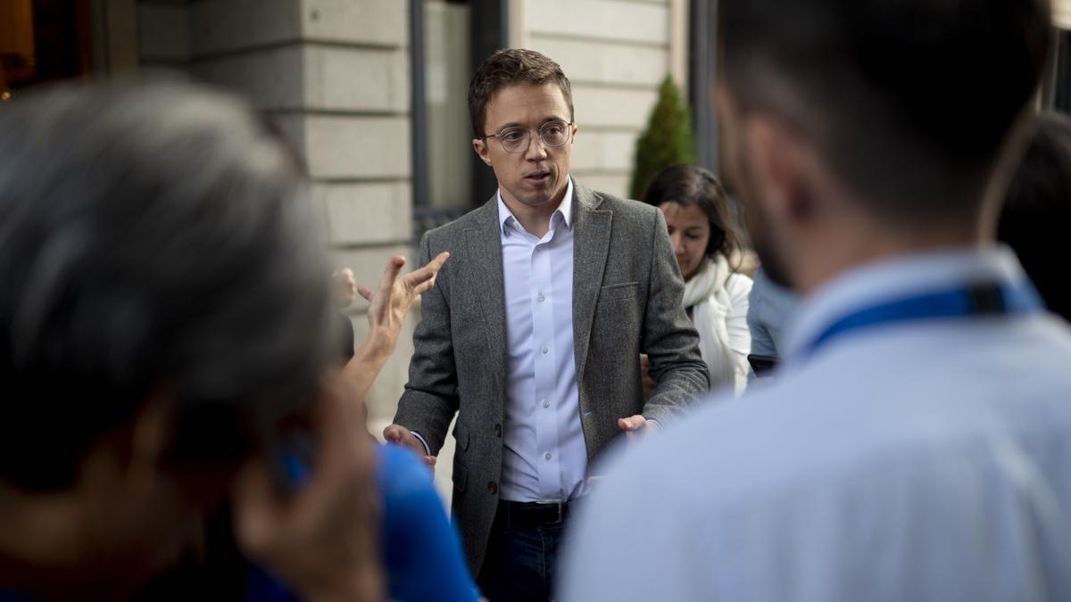 El portavoz de Sumar en el Congreso, Íñigo Errejón