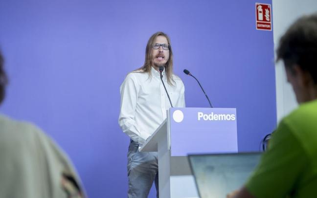 El secretario de Organización y portavoz de Podemos, Pablo Fernández