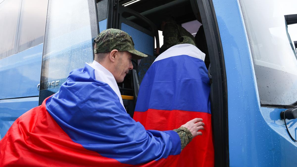 Intercambio anterior de presos entre Rusia y Ucrania.