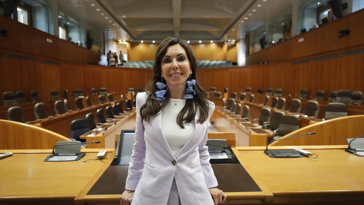 La nueva presidenta de la Cámara de Aragón.