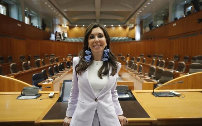 La nueva presidenta de la Cámara de Aragón.