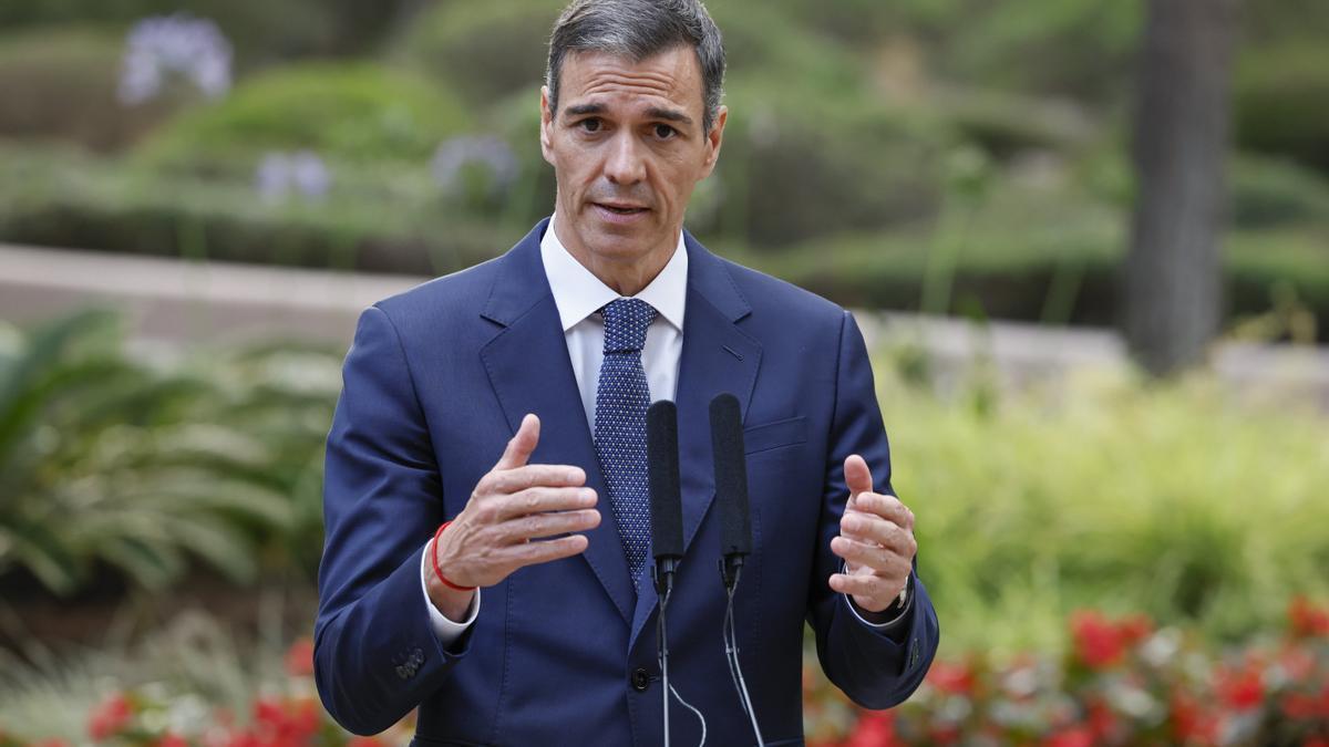 El presidente del Gobierno español, Pedro Sánchez
