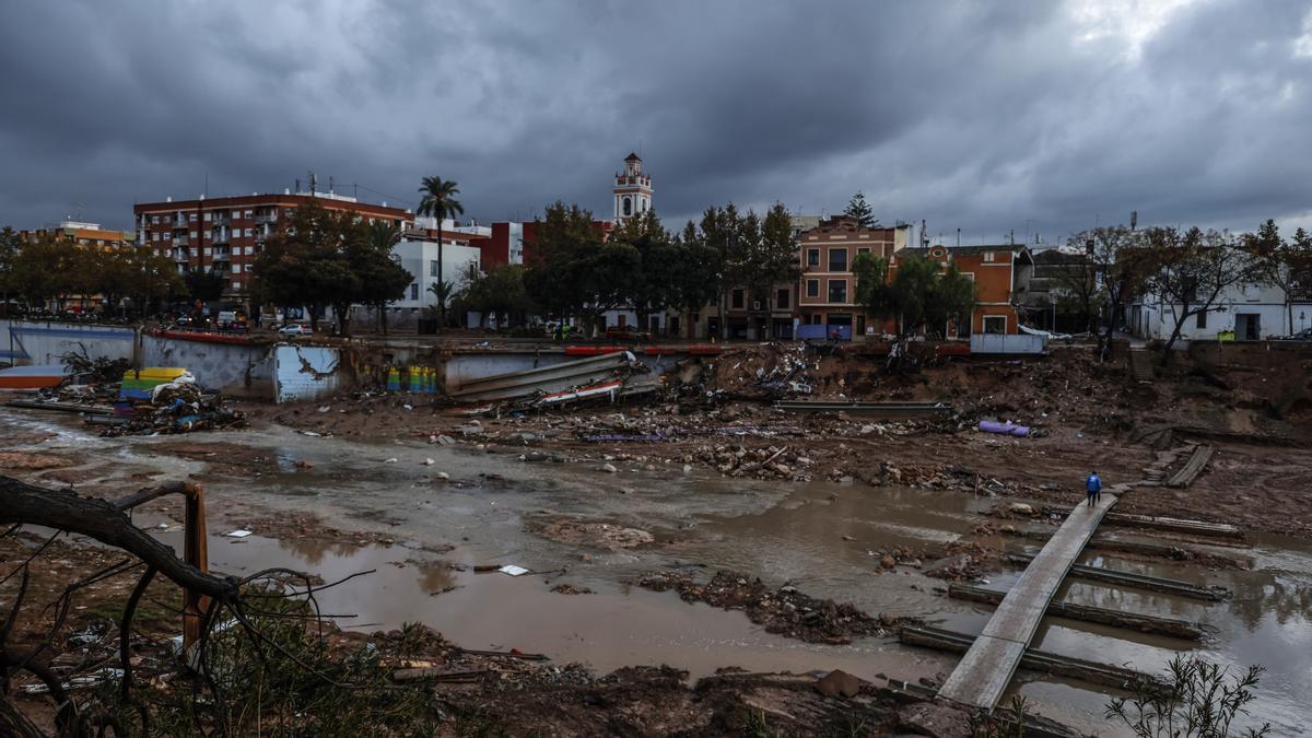 Estragos ocasionados por la DANA, a 13 de noviembre de 2024, en Picaña, Valencia.