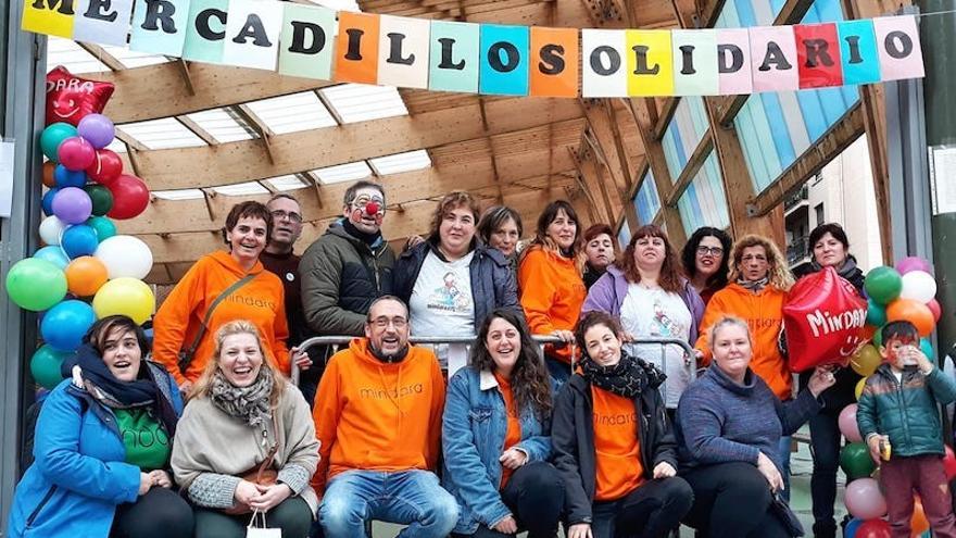 Mercadillo solidario de una edición anterior.