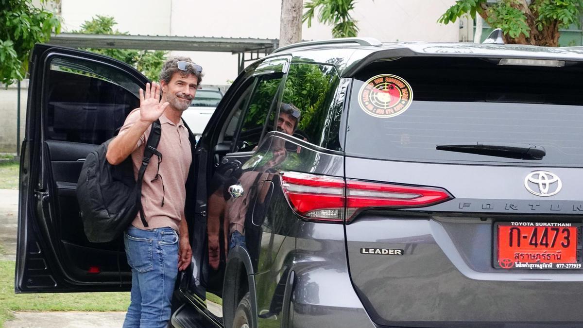 Rodolfo Sancho visita a su hijo en prisión.