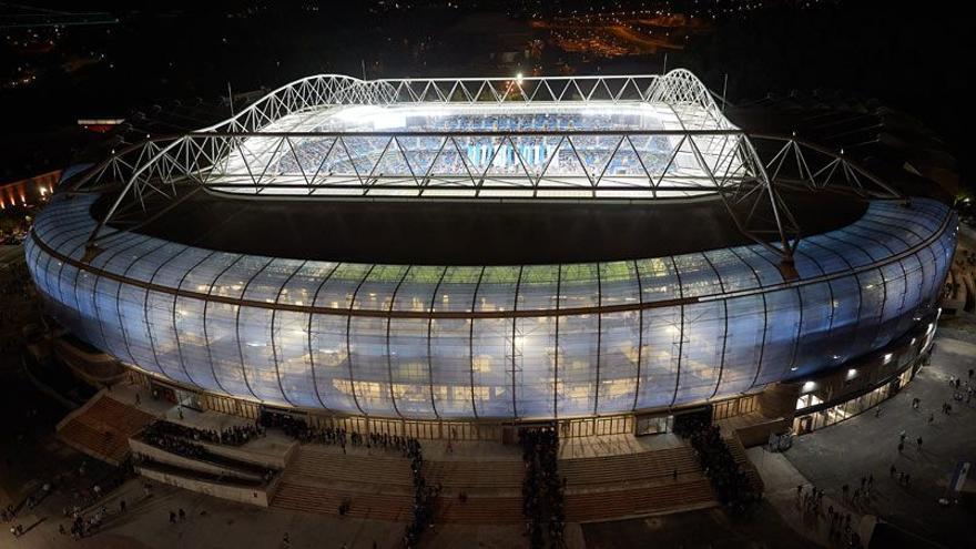 Imagen panorámica del estadio de Anoeta. / N.G.