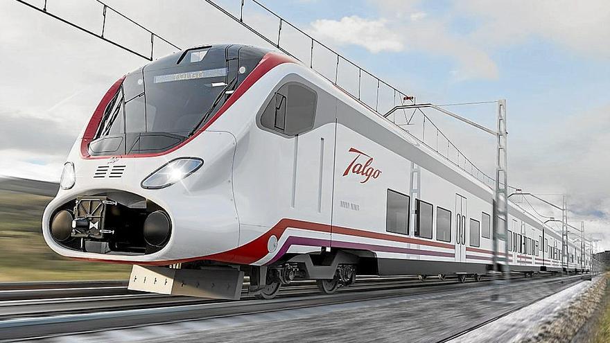 Un tren fabricado por Talgo y cuyo futuro está lleno de rumores de venta de la compañía. | FOTO: E. P.