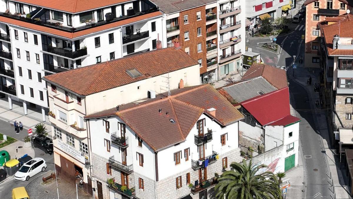 Vista de la localidad de Orio.